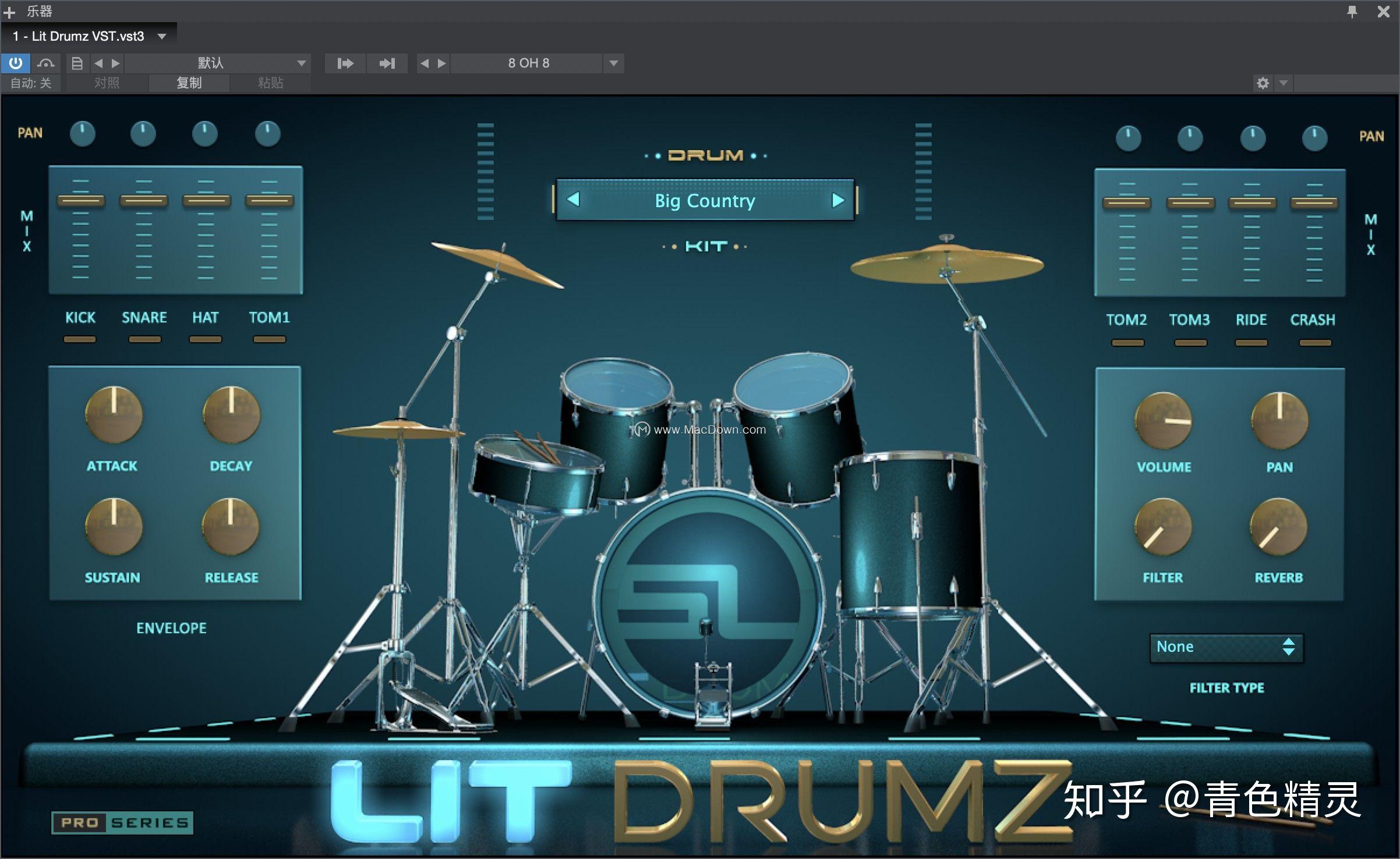 StudioLinked Lit Drumz for Mac(虚拟鼓机) 知乎