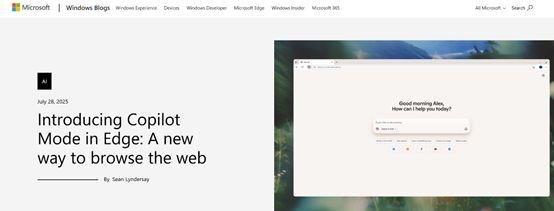 Edge Bot 重塑浏览器!微软在Edge加入AI Agent,自动化搜索、预测、整合 - 知乎