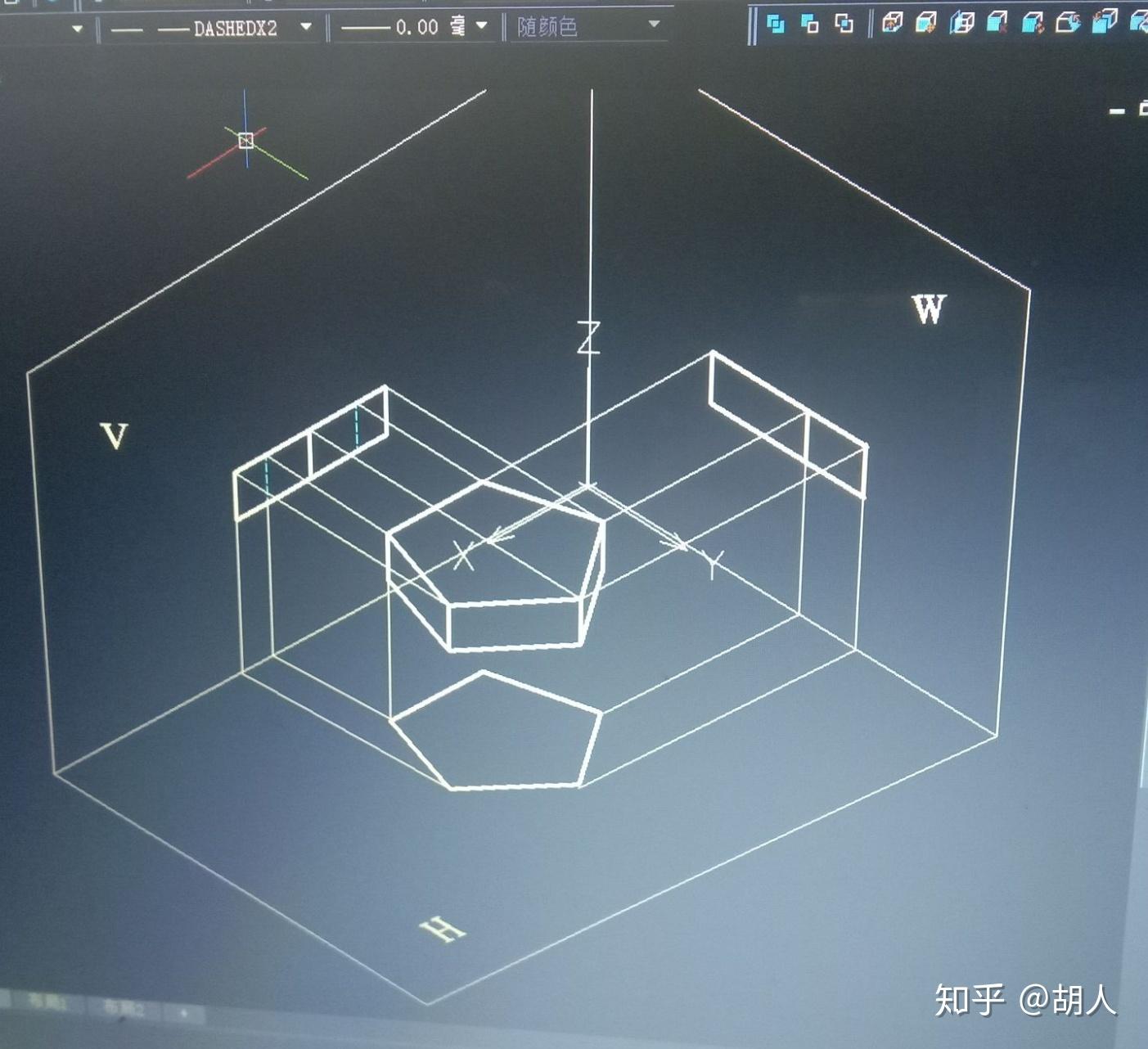 立体投影怎么画图片