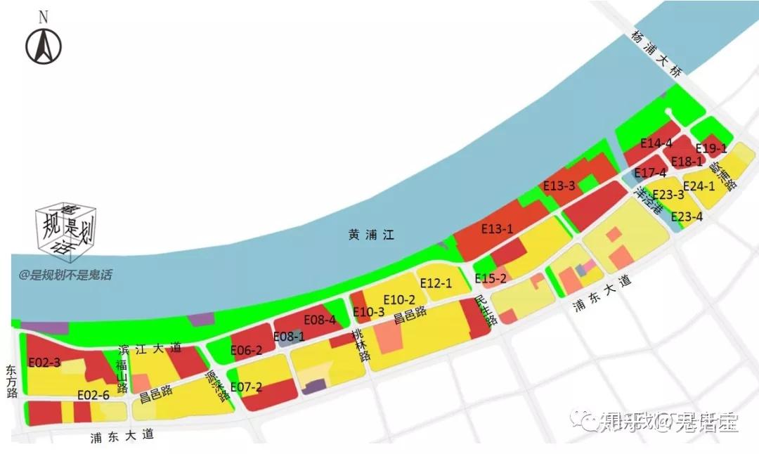 着重从控制性详细规划(以下简称"控规")层面,分析陆家嘴北滨江的未来