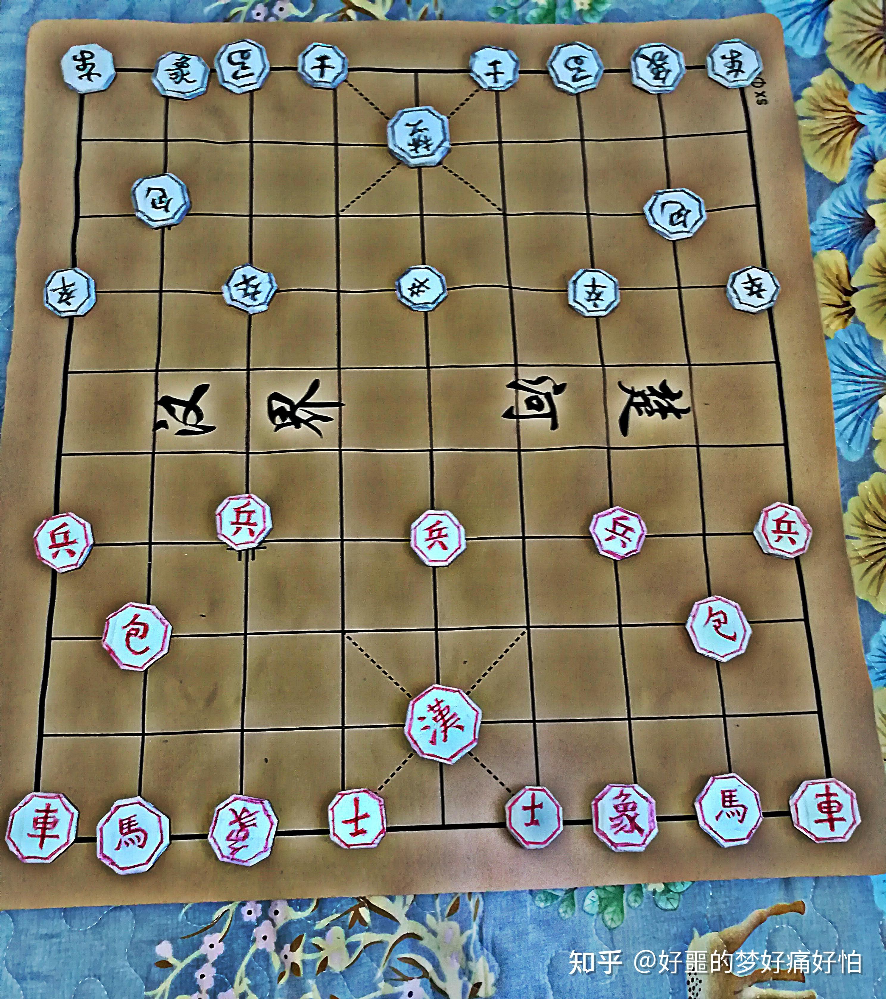 手工制作象棋棋子图片