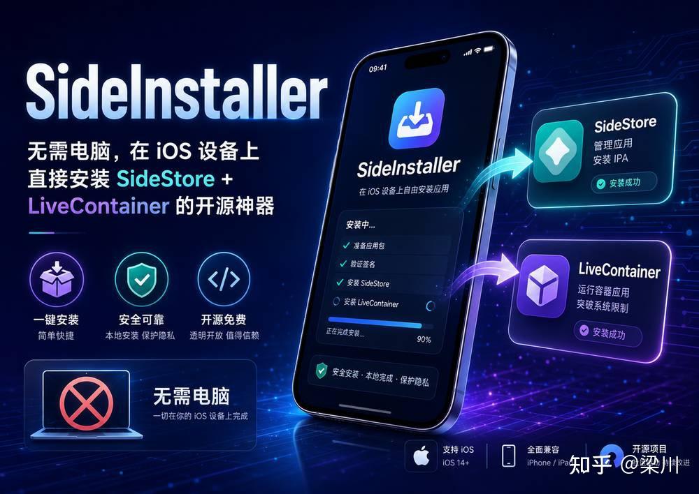 SideInstaller:无需电脑,在 iOS 设备上直接安装 SideStore + LiveContainer 的开源神器