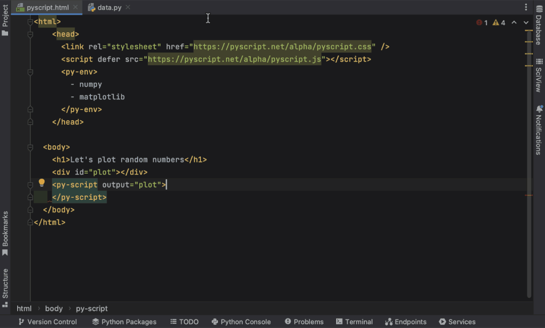 Pycharm 2022 2 python 3 11 pyscript 