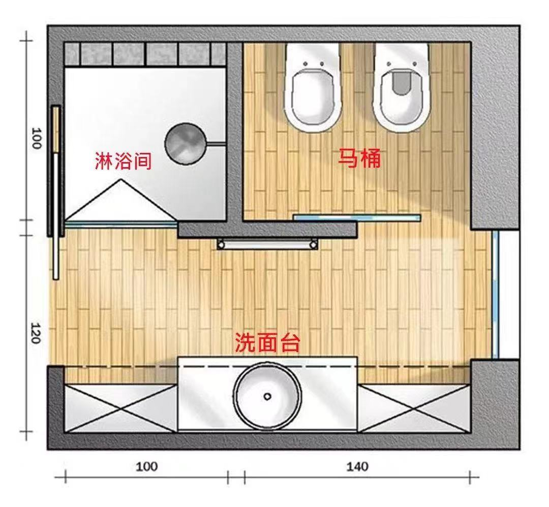 人人都建议你卫生间三分离,我偏不!