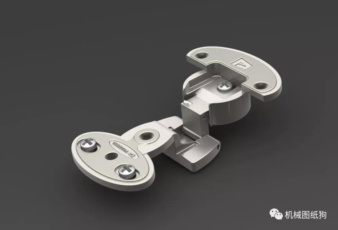 【工程机械】cabinet hinge柜铰链3D数模图纸 Solidworks设计 - 知乎