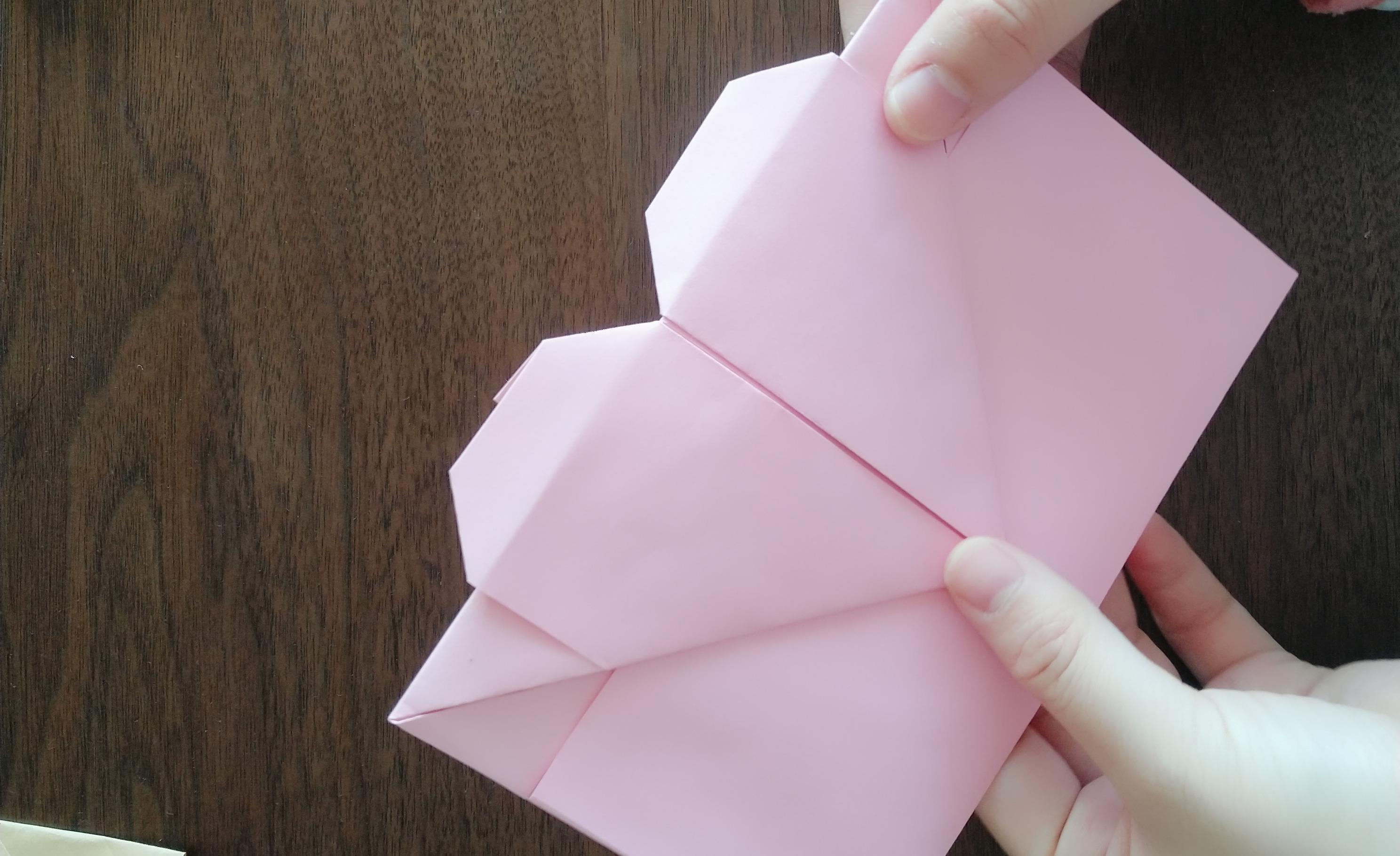 8至9岁折纸 蝴蝶的折纸步骤教程╭★肉丁网