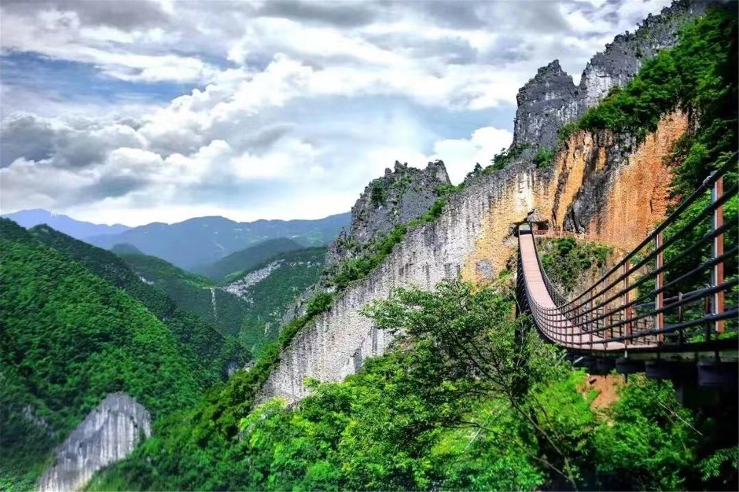 重庆涪陵武陵山大裂谷成为国家文明旅游示范不愧是天然氧吧