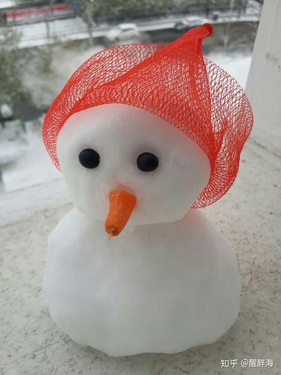 下雪了你见过堆过最好看的雪人长什么样子呢