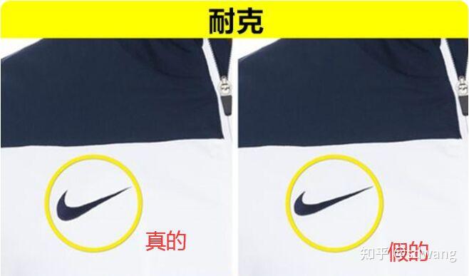 nike衣服标志真假辨别图片