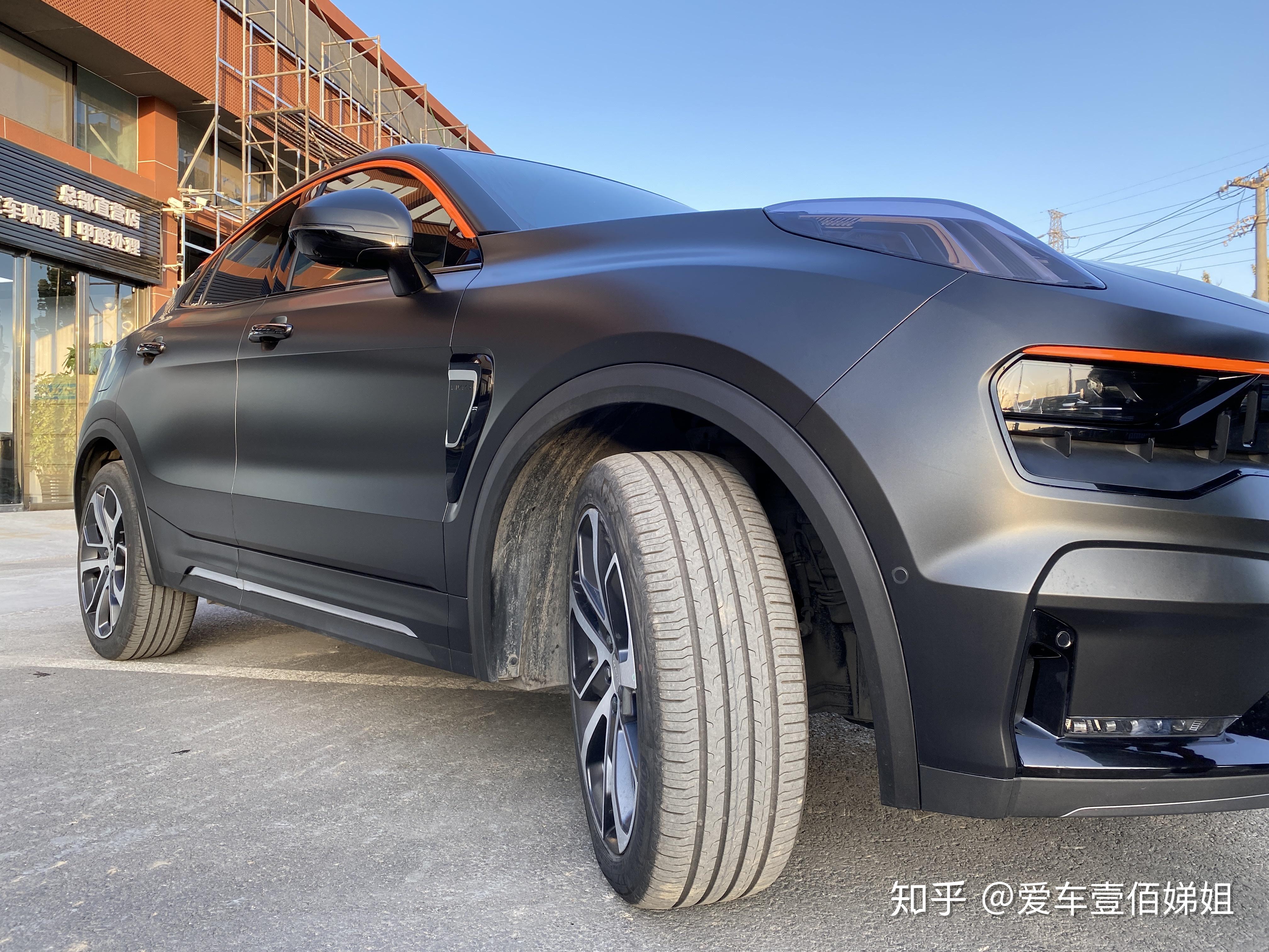 领克05施工哑光车衣放毒时刻