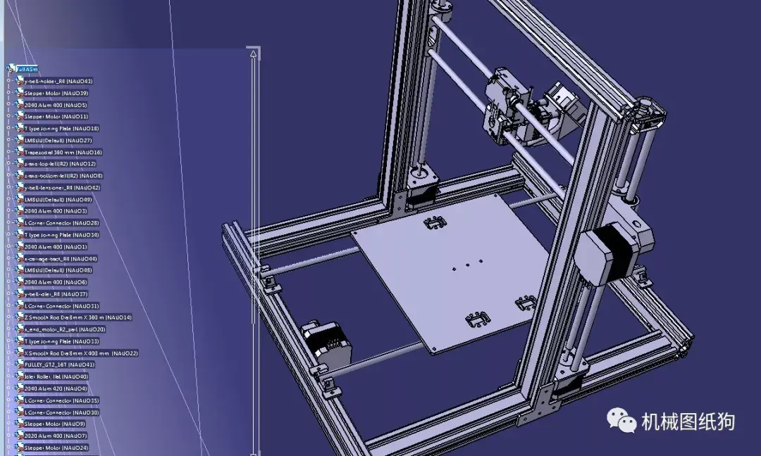 工程机械tevotarantula3d打印机模型3d图纸step格式