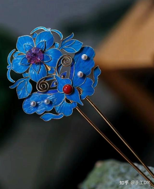 diy手作上新丨非遗点翠惊艳了世界的倾世之蓝