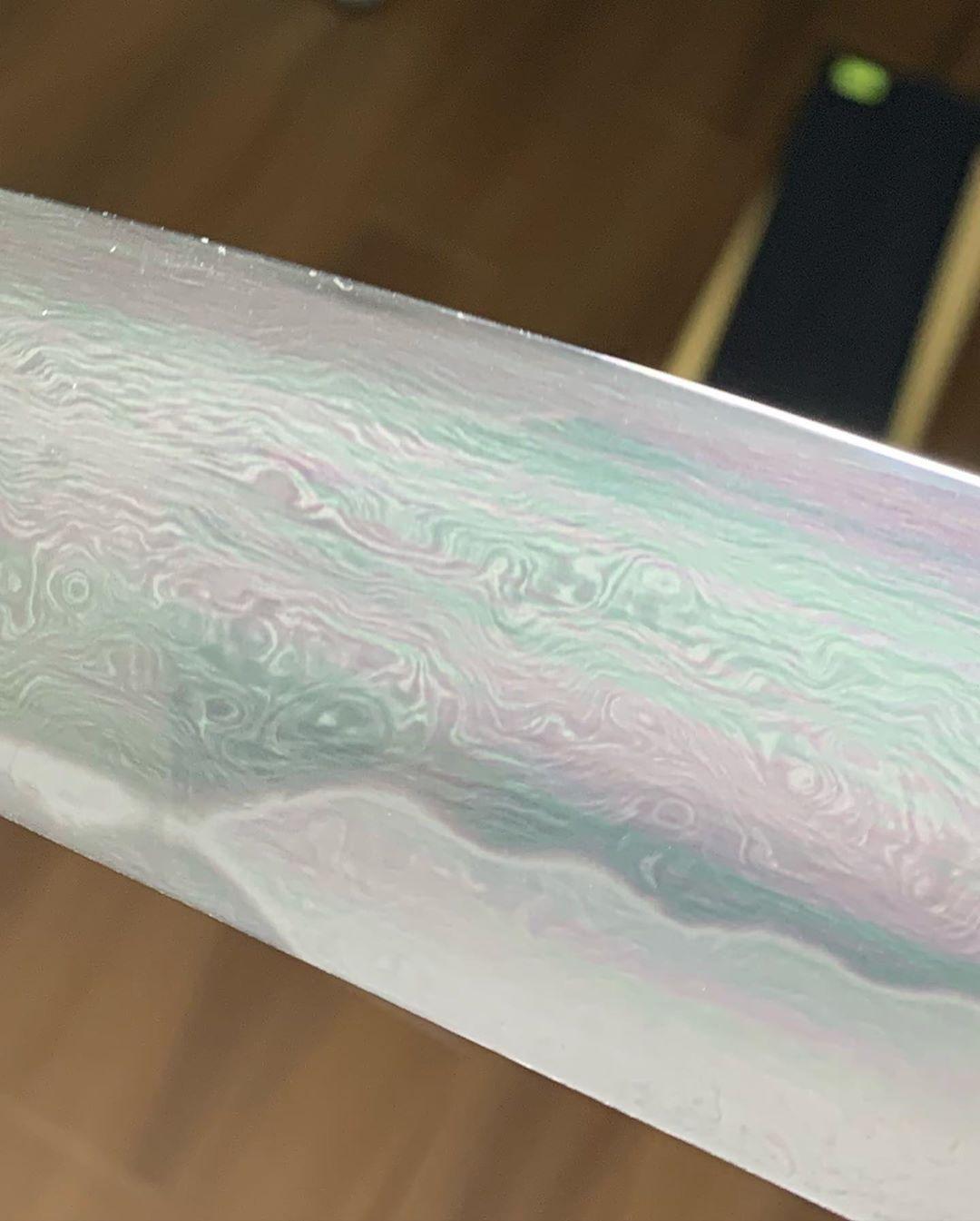 本烧系列 第一期 日本厨刀上的纹理是 地肌 吗 本烧和本霞的花纹是什么 知乎