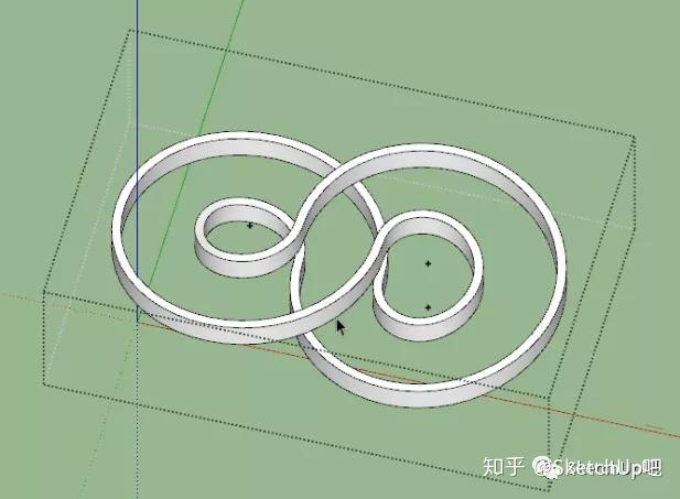 莫比乌斯别墅的sketchup建模思路