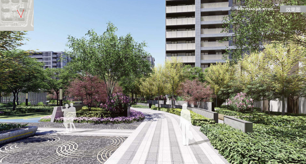 微自然手法山城湖林自然意境中心岛多角度多体验