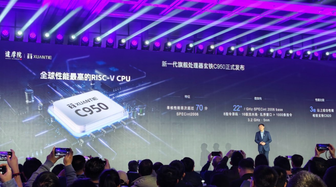 阿里发布玄铁C950 CPU芯片:RISC-V架构,5nm制程,可跑千亿参数大模型 - 知乎