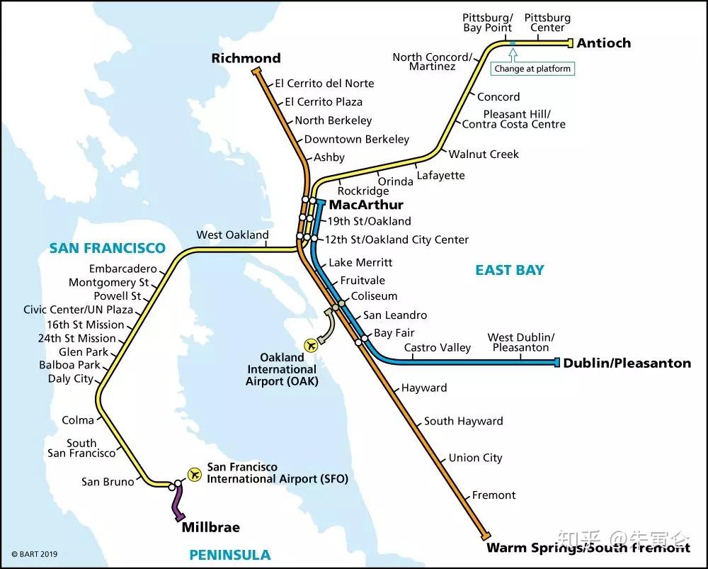 bart ——旧金山湾区捷运系统