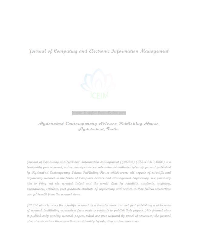  journal of computing and electronic information management jceim