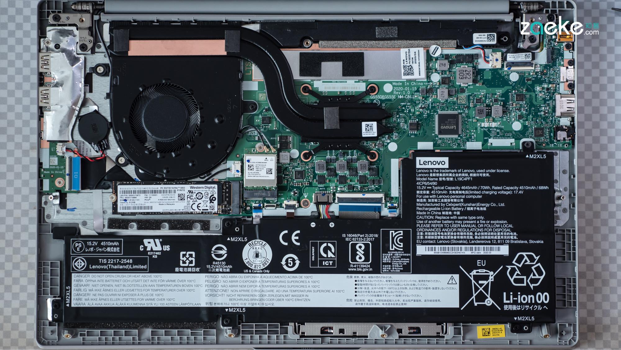 从里到外联想小新152020锐龙版都很能打