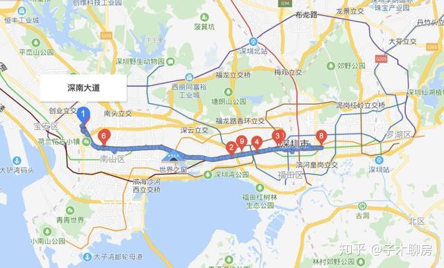 深圳核心深南大道分析报告