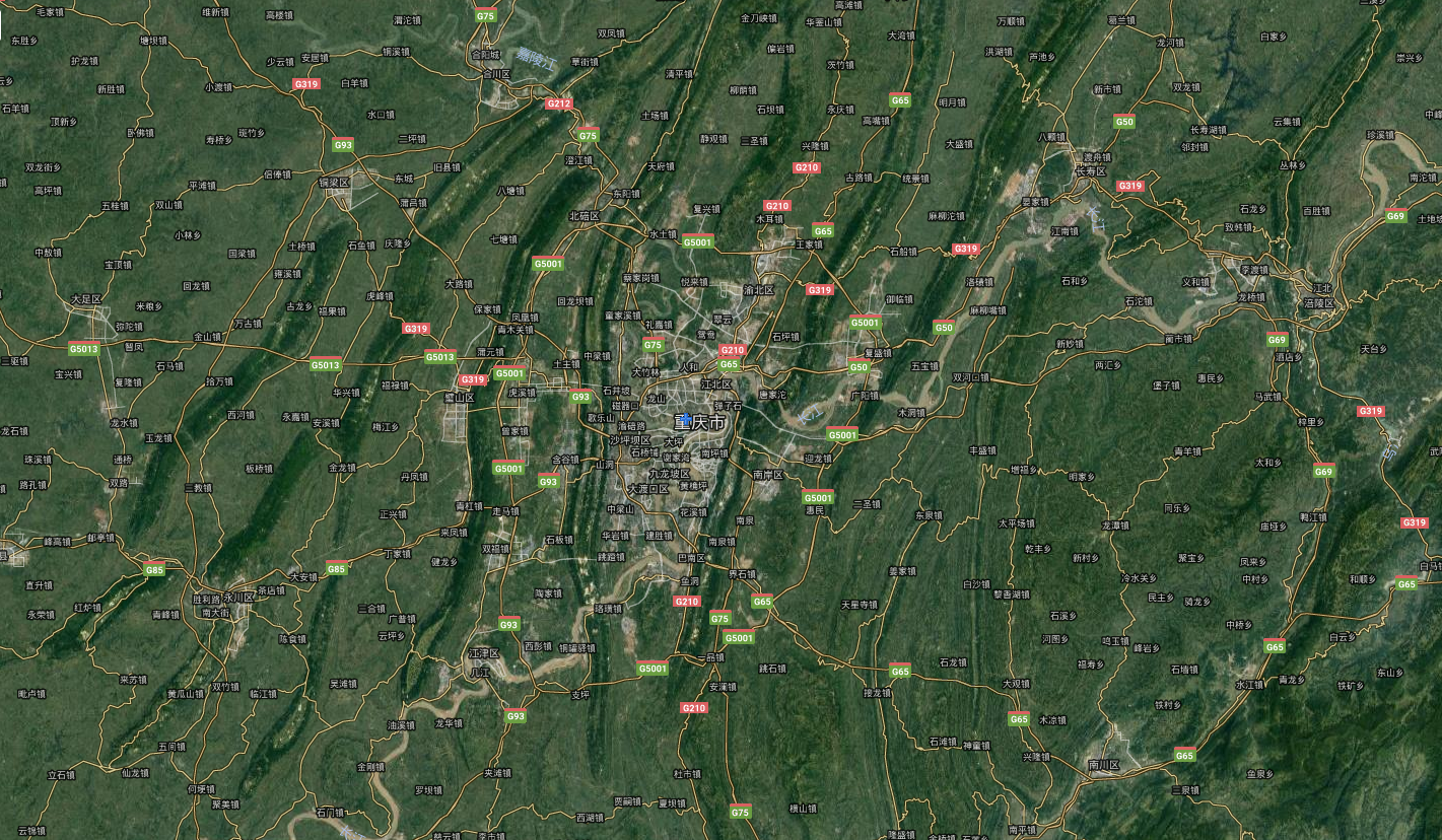 相比于其他三个直辖市,重庆的市区面积占比真的很小吗?