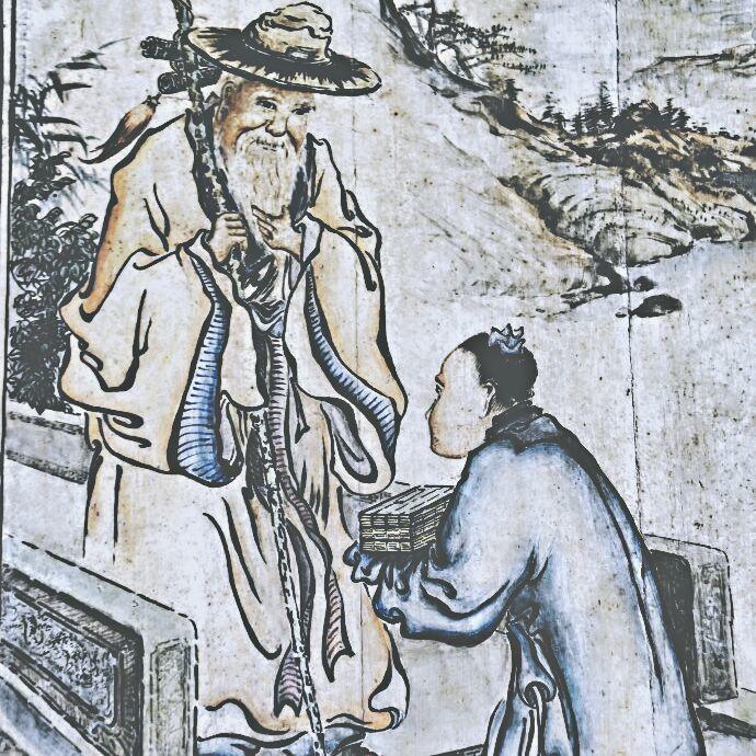 孺子可教话张良圯桥遇黄石公点拨授书十年研习悟透兵法要诀