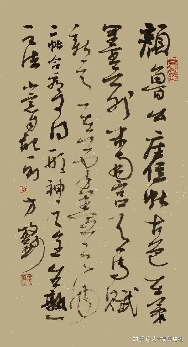 著名书法家方放百幅经典书法作品欣赏 - 知乎