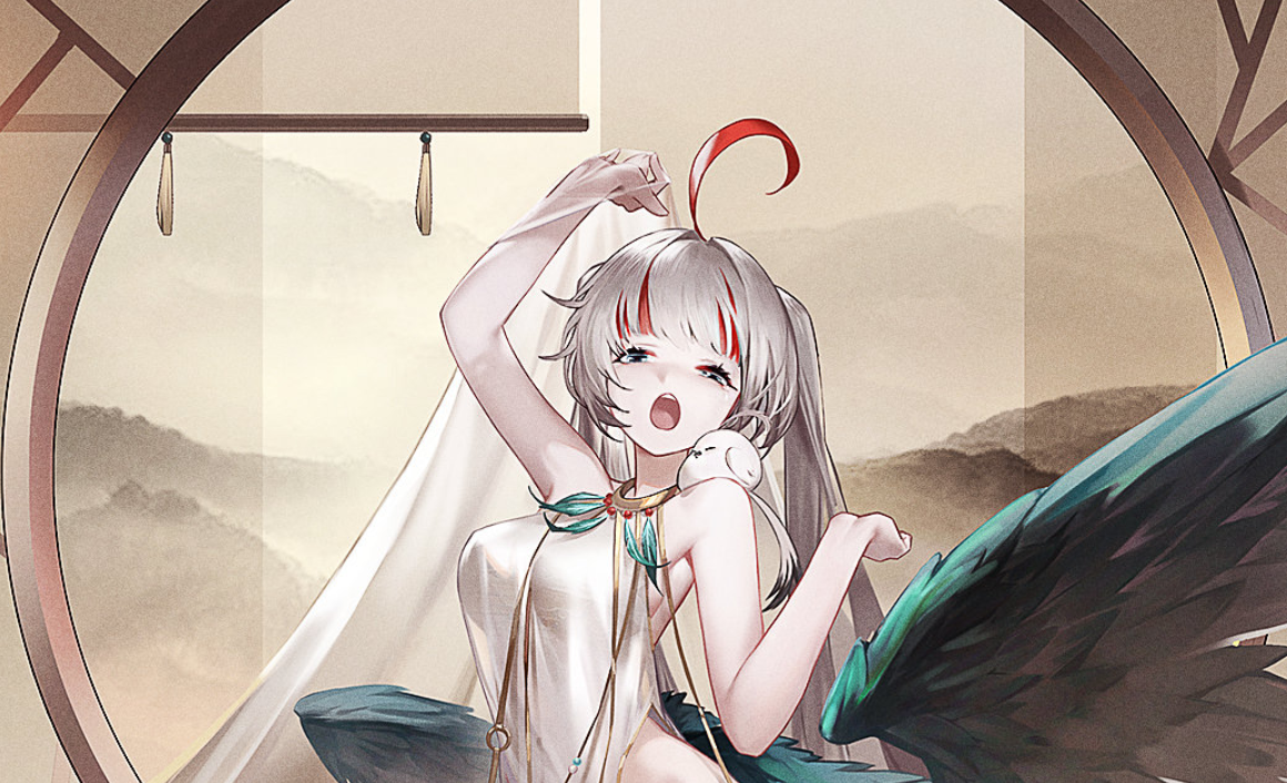 二次元老婆再添1枚解神者新角色精卫这呆毛我爱了