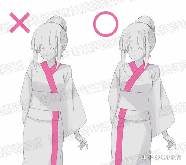 实用的漫画教程分享 绘制日式浴衣的诀窍 知乎