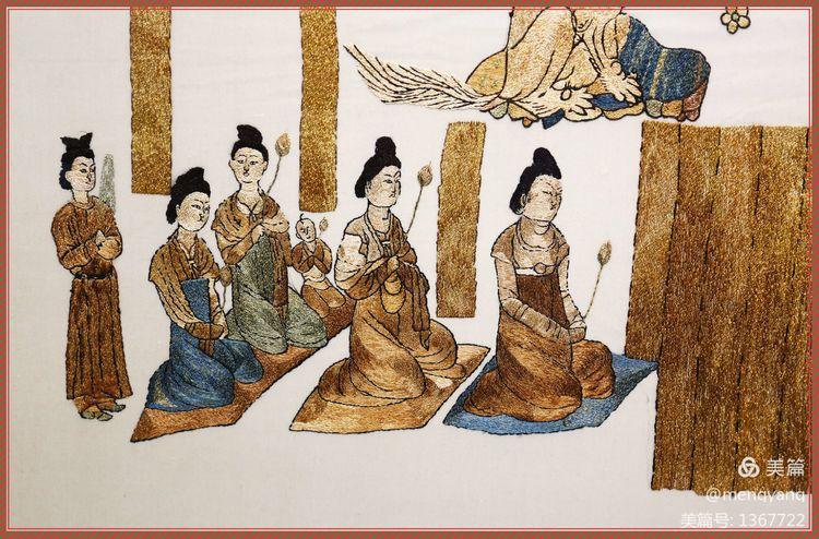 敦煌巨幅刺绣凉州瑞像图邹英姿复绣大佛真现巧手天工高清大图