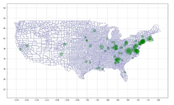 用 Python 绘制空间数据可视化地图 - 知乎