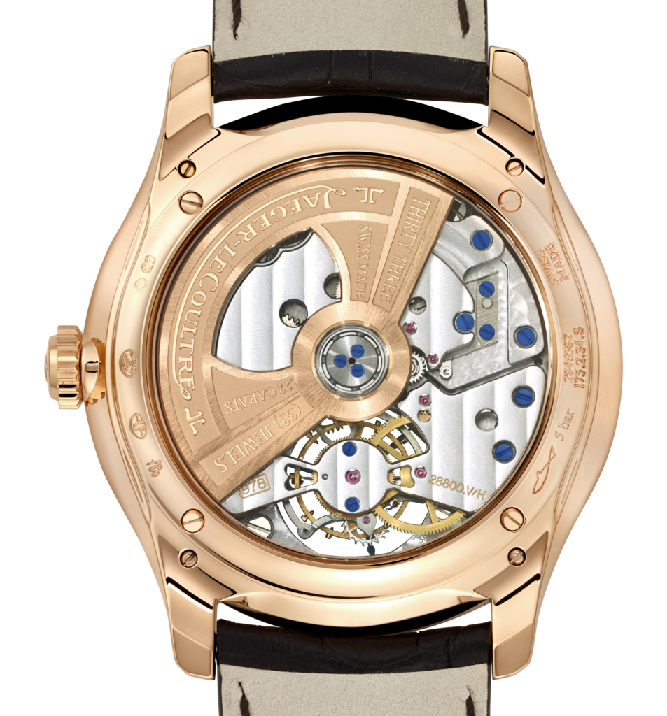 积家mastertourbillondualtime陀飞轮双时区大师系列腕表玫瑰金