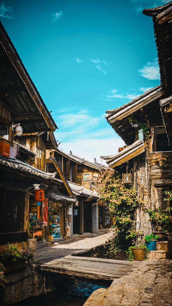 疫情后的丽江古城丽江不再人潮人海倒是多了几份宁静