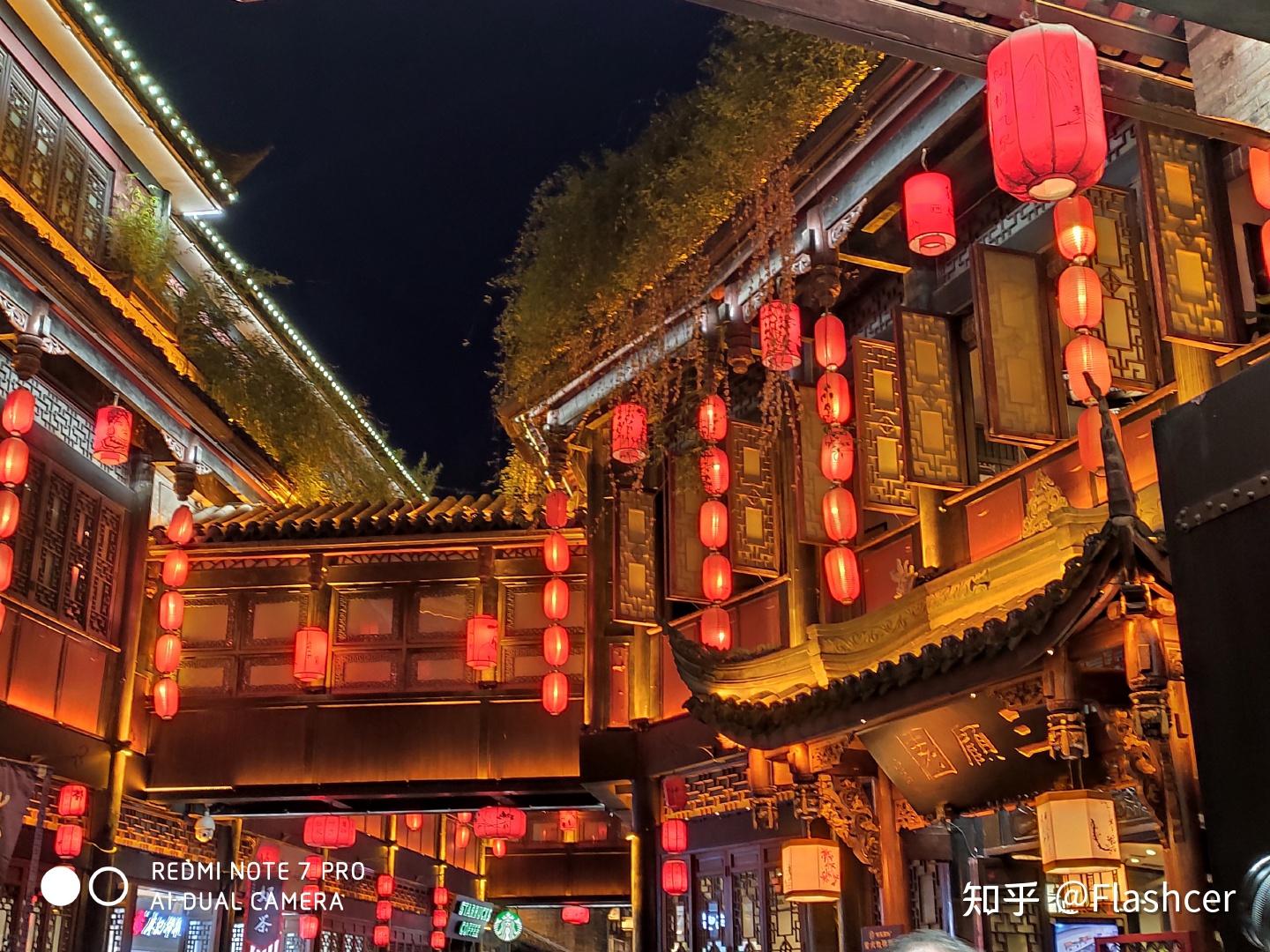 1,景点游玩实拍夜景