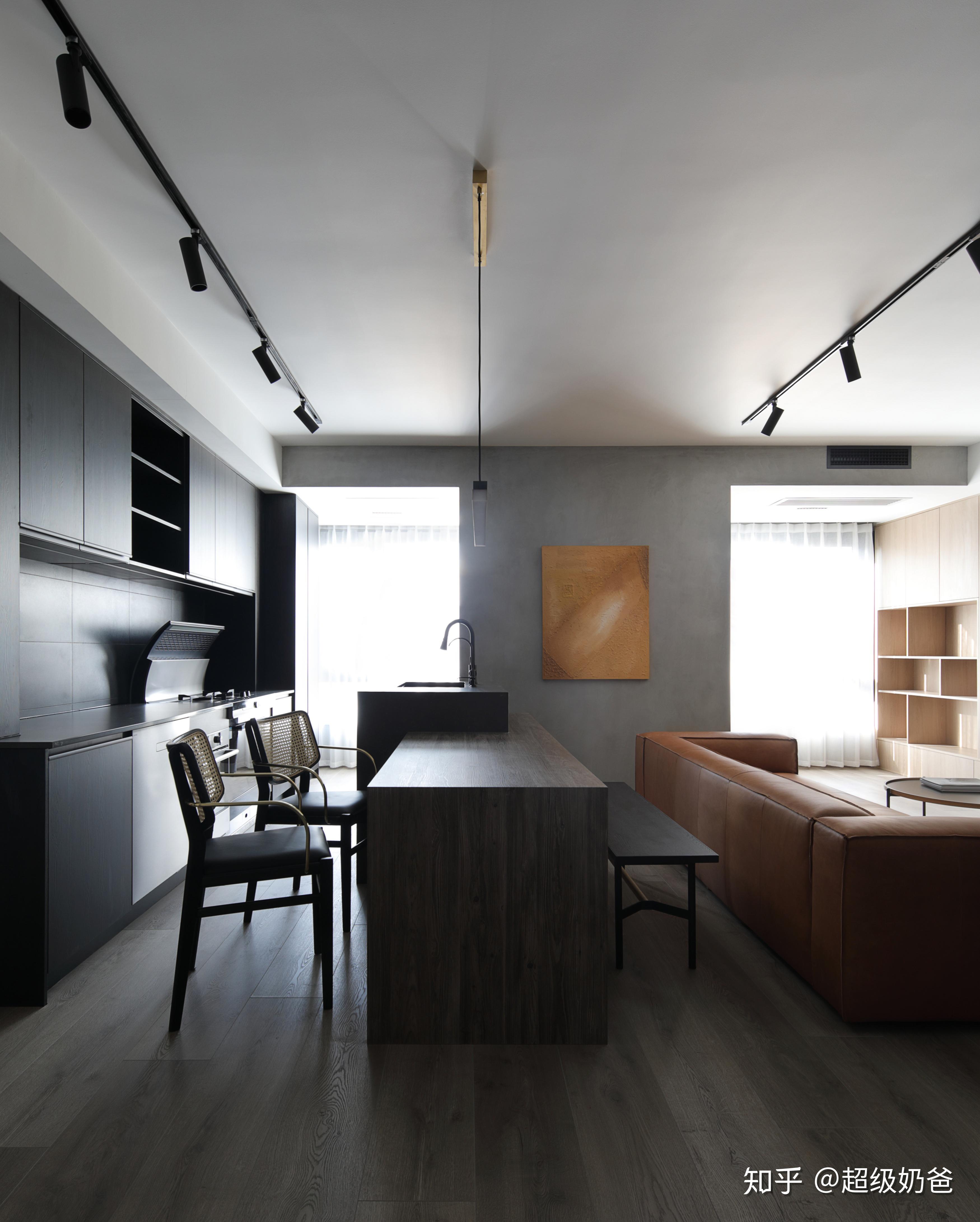 112㎡住一家三口,ldk一体化,环形动线,大岛台.又酷又暖!