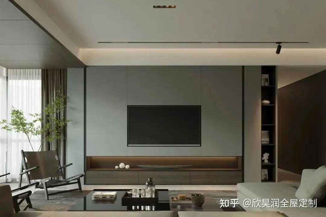 53个瞬间提升客厅档次的电视背景墙案例 - 知乎