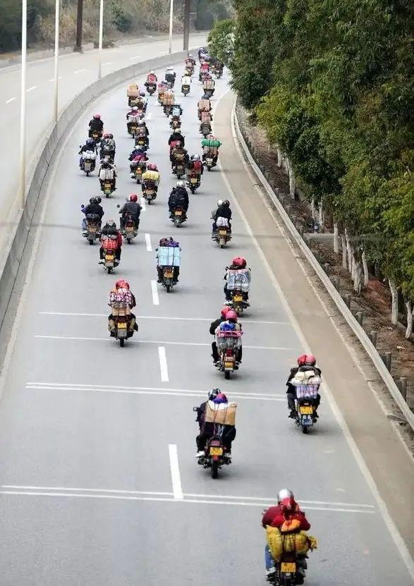 110万的春节返乡摩托大军为何消失了