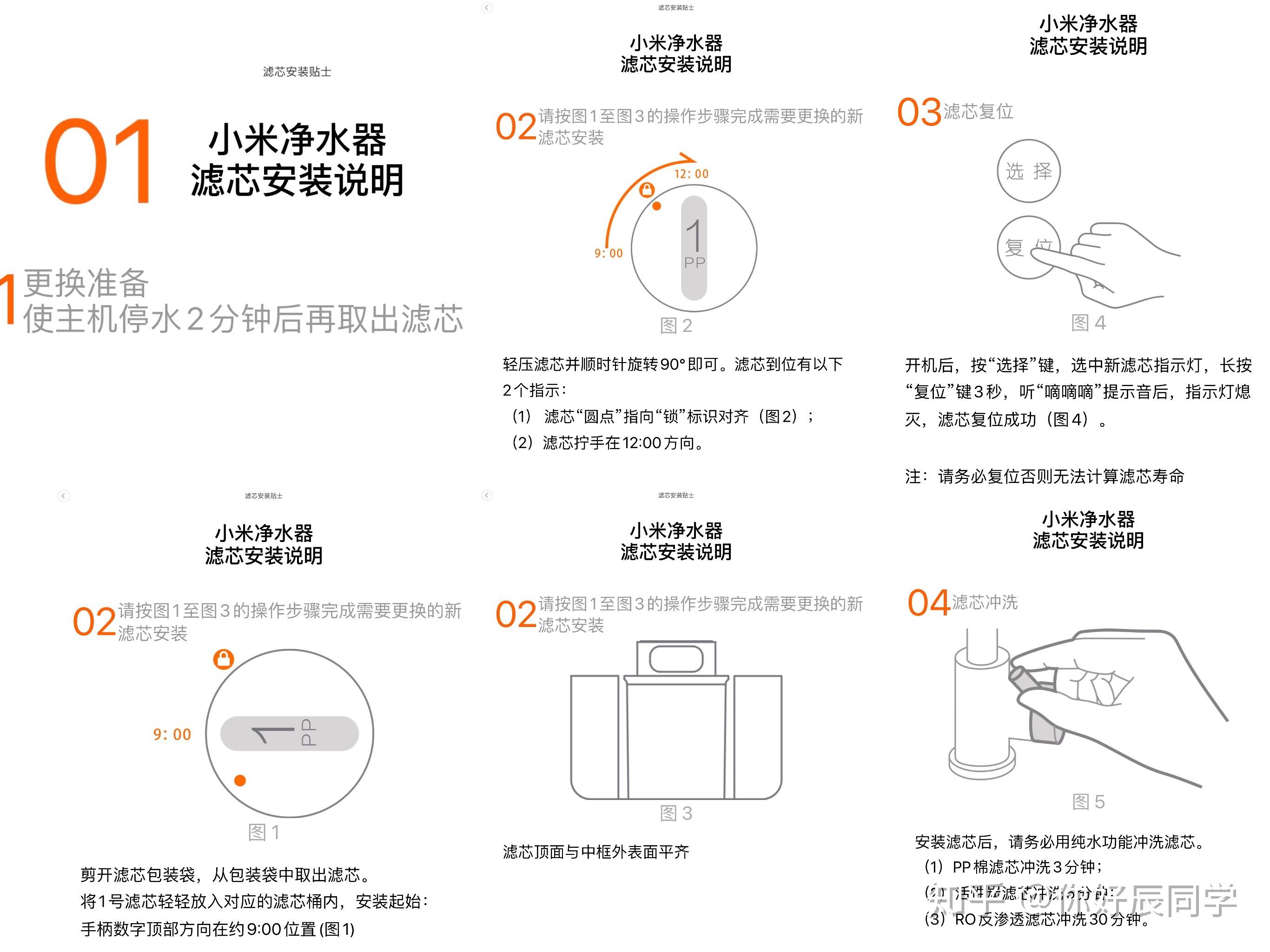 净水器换滤芯过程图图片