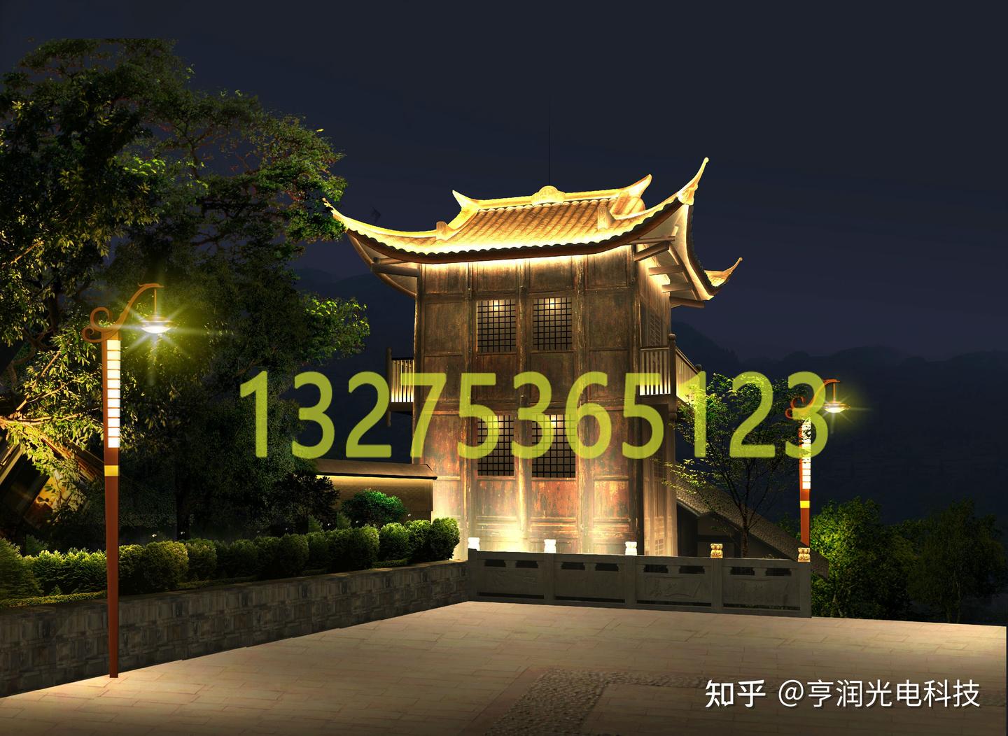 关于城市广场亮化工程人工费的计算 - 知乎