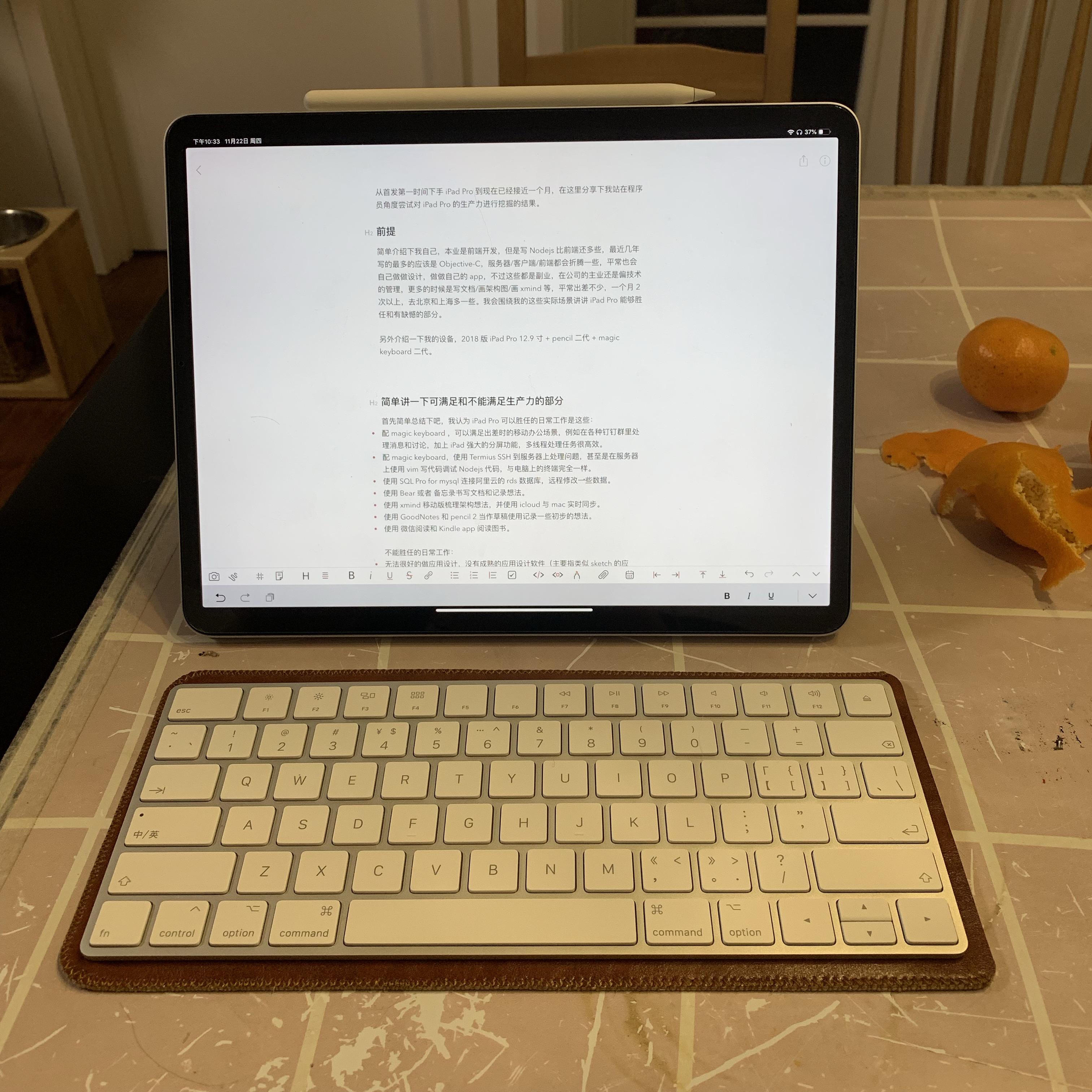 非典型程序员 iPad Pro 2018 生产力报告