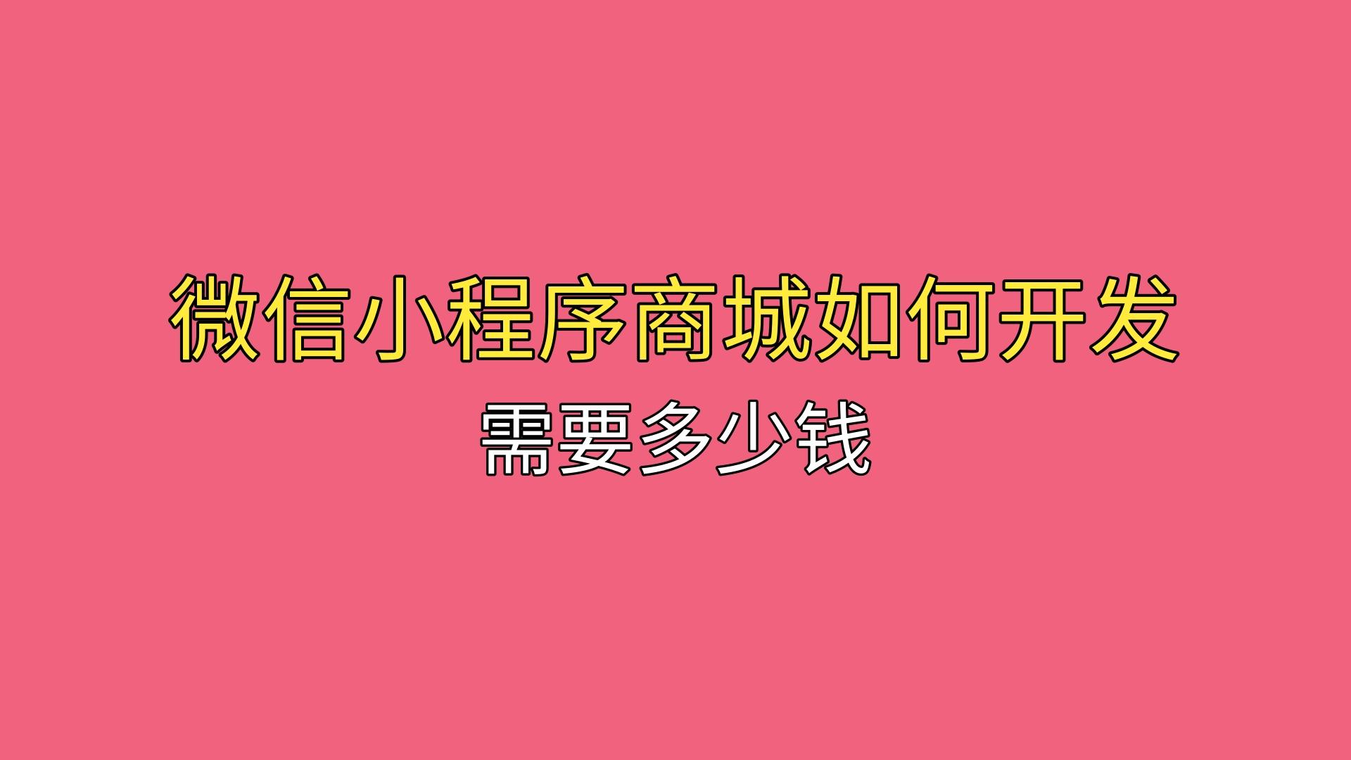微信程序开发价格_开发微信小程序大概要多少钱_开发微信小程序需要哪些软件