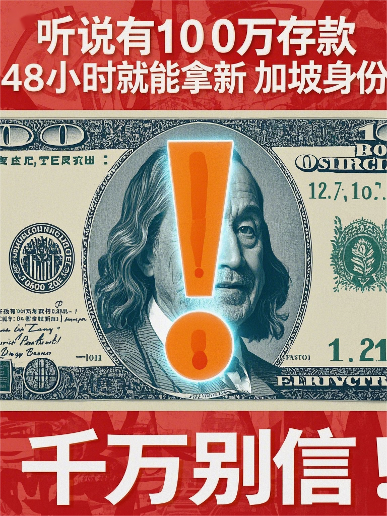 千万别信！“有100万存款，48小时就能拿新加坡身份”，因为新加坡爆发“大危机”？ - 知乎