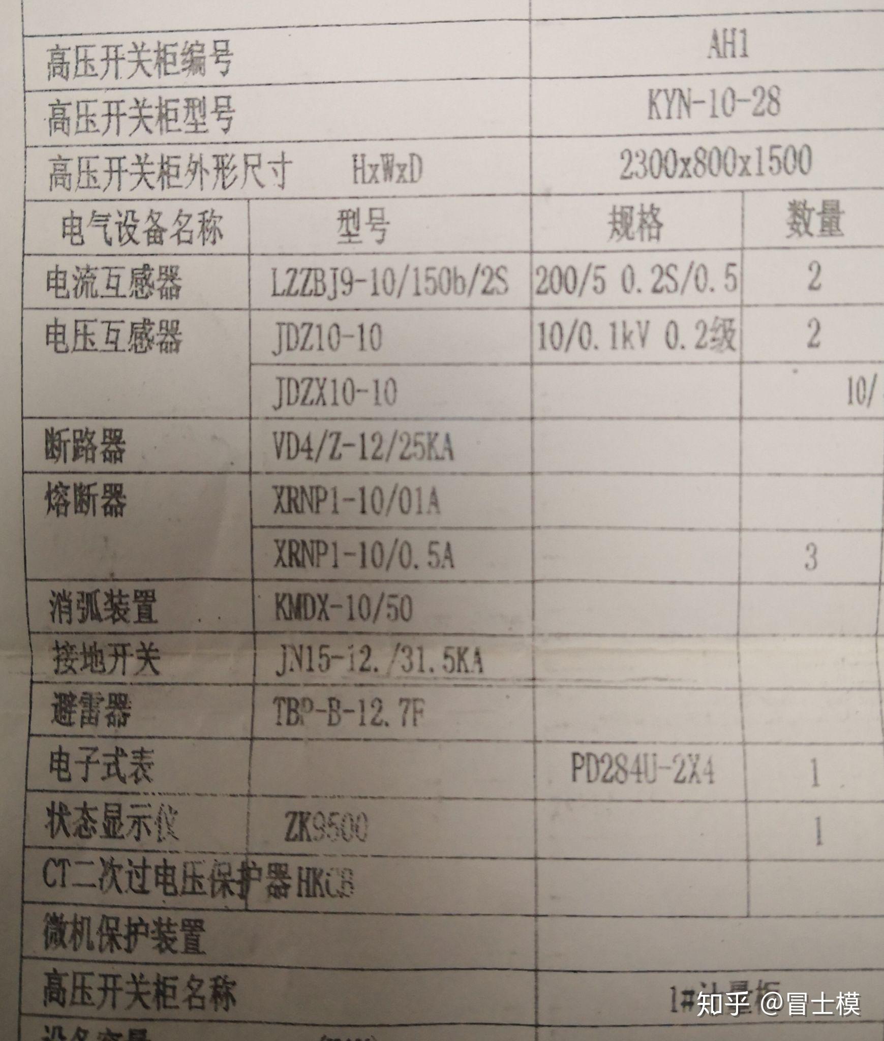 直观识读10kv高压计量柜电表