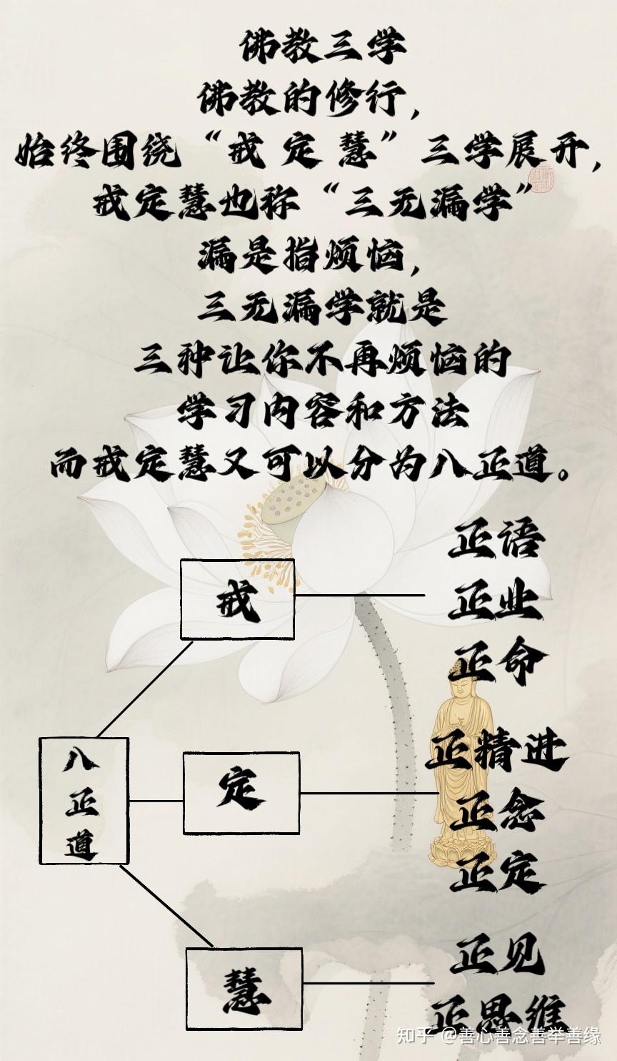 佛教三学：戒定慧及八正道 - 知乎