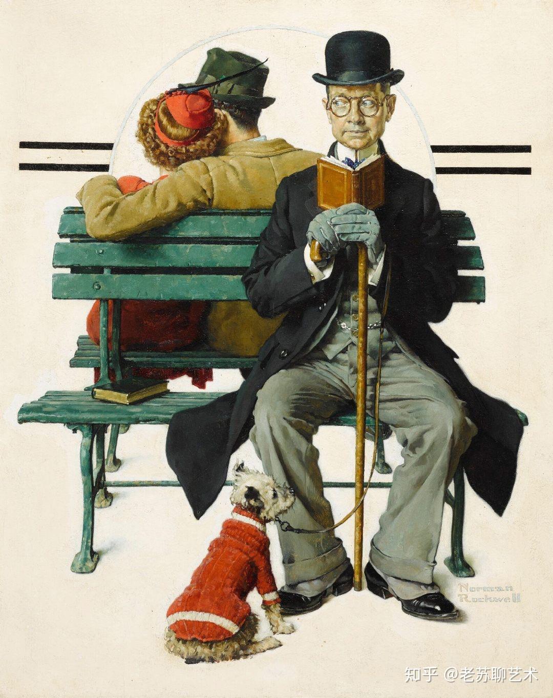 作品分享美国插画大师诺曼洛克威尔normanrockwell