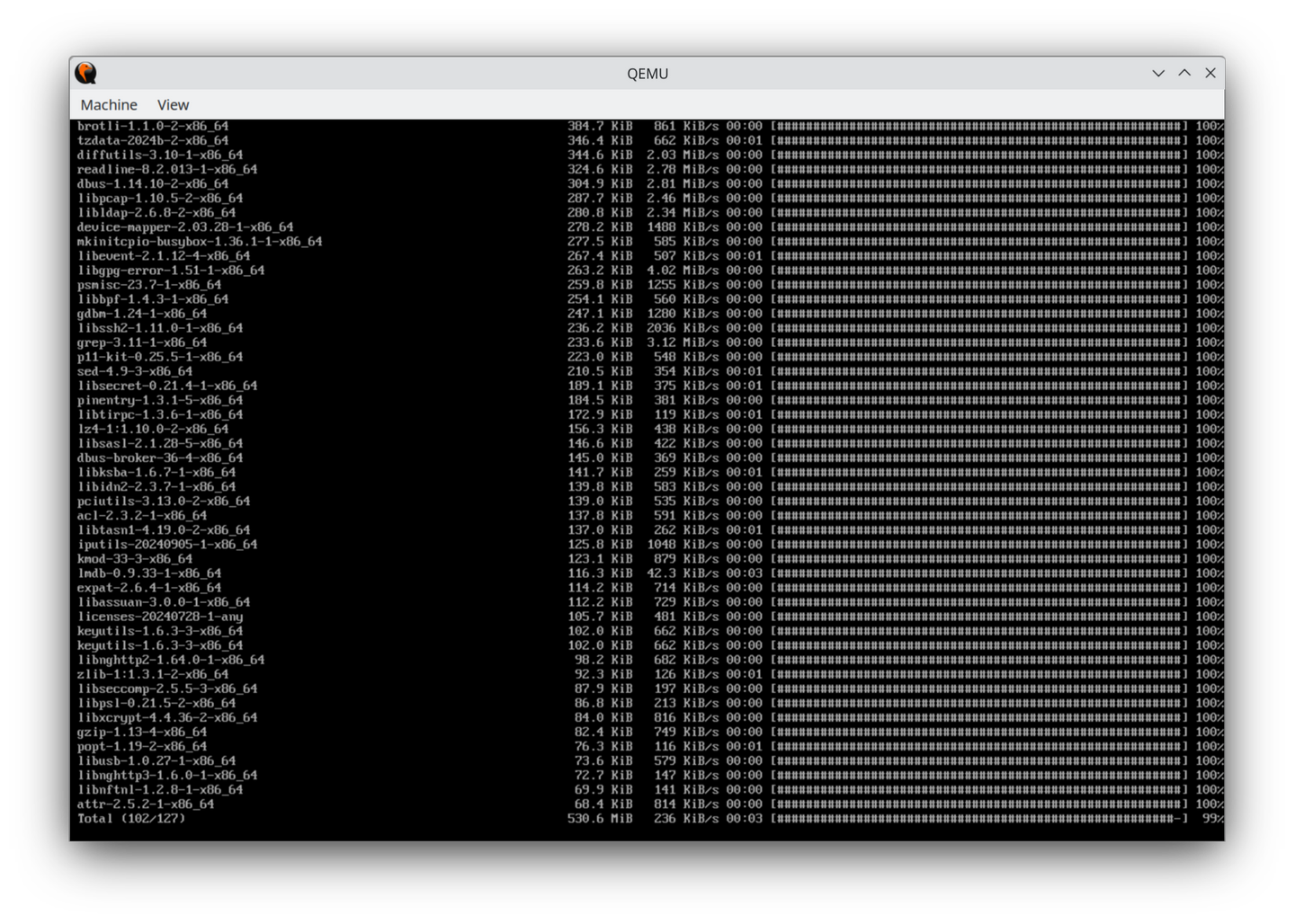 Qemu debian qemu archlinux 