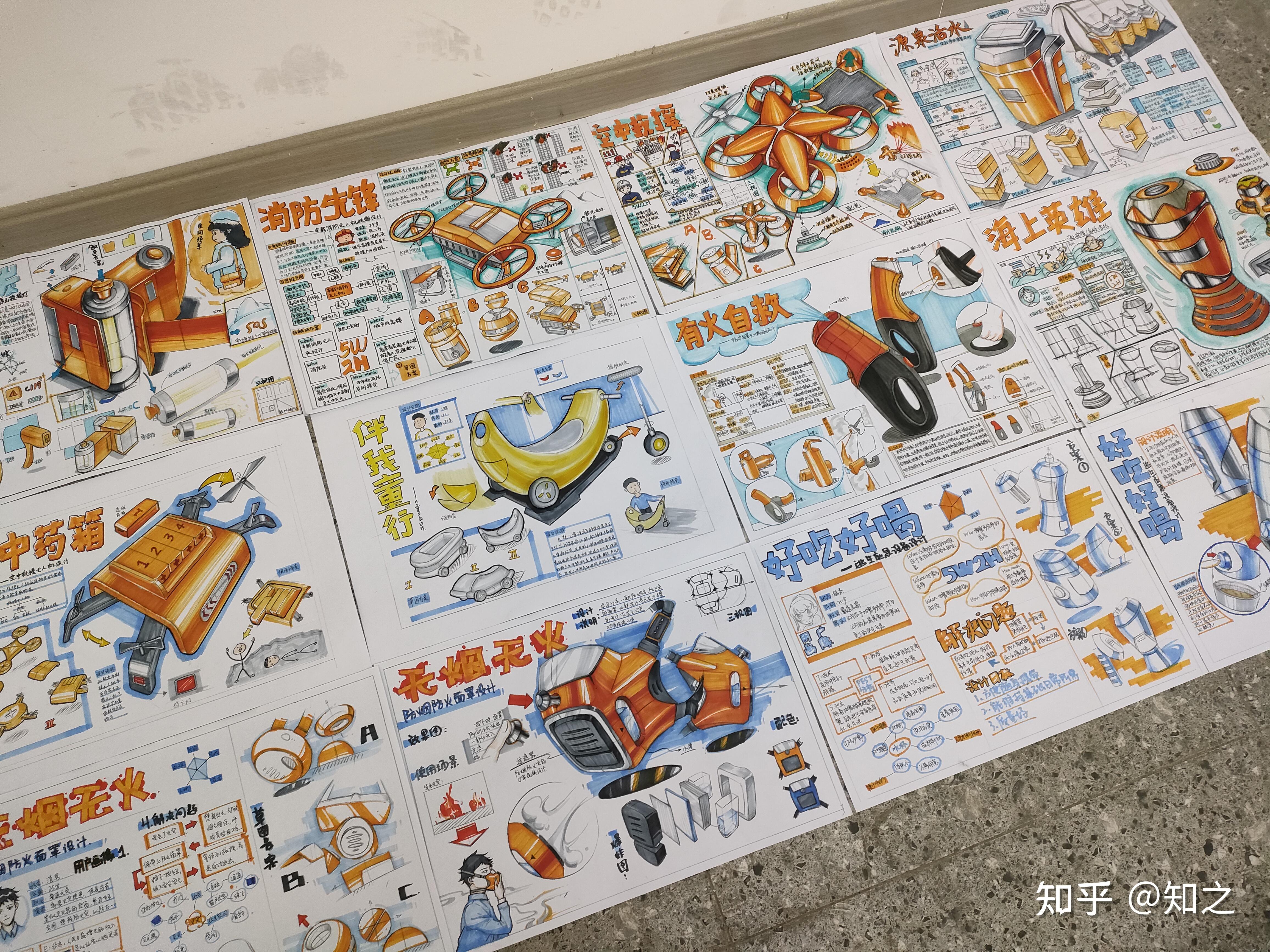 工业设计考研手绘之17快题版式解析篇5