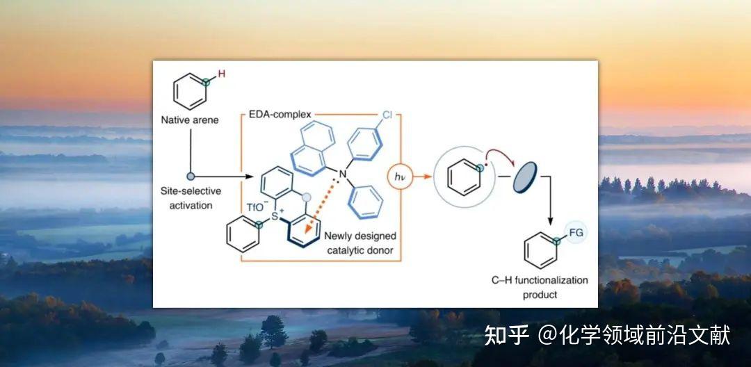 Nature Chemistry：电子给体受体复合物参与的光活化芳烃CH官能团化 知乎