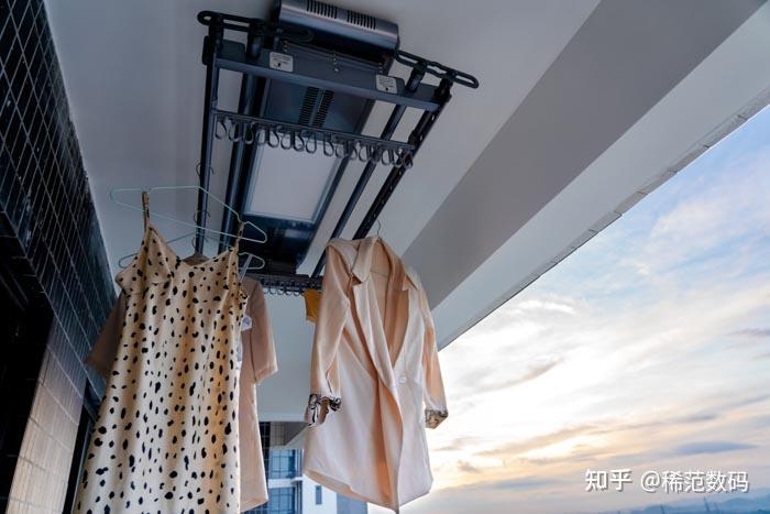云米互联网晾衣机阳光暖烘版智能升降快速晾干衣物