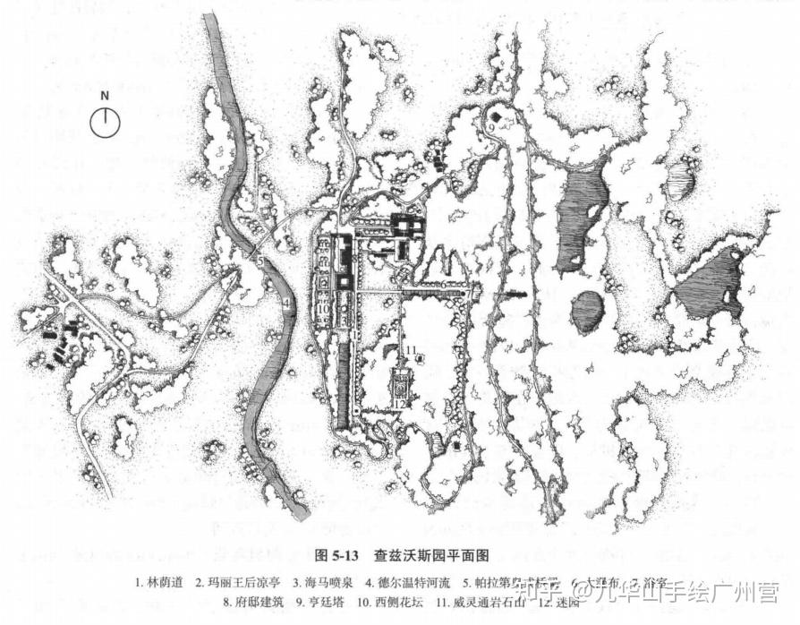 斯陀园平面图图片